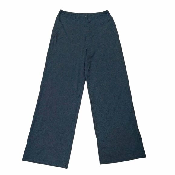 G4Free Wide Leg Pants Womens Large Navy Soft Fabric Comfort Activewear Yoga - Picture 1 of 11